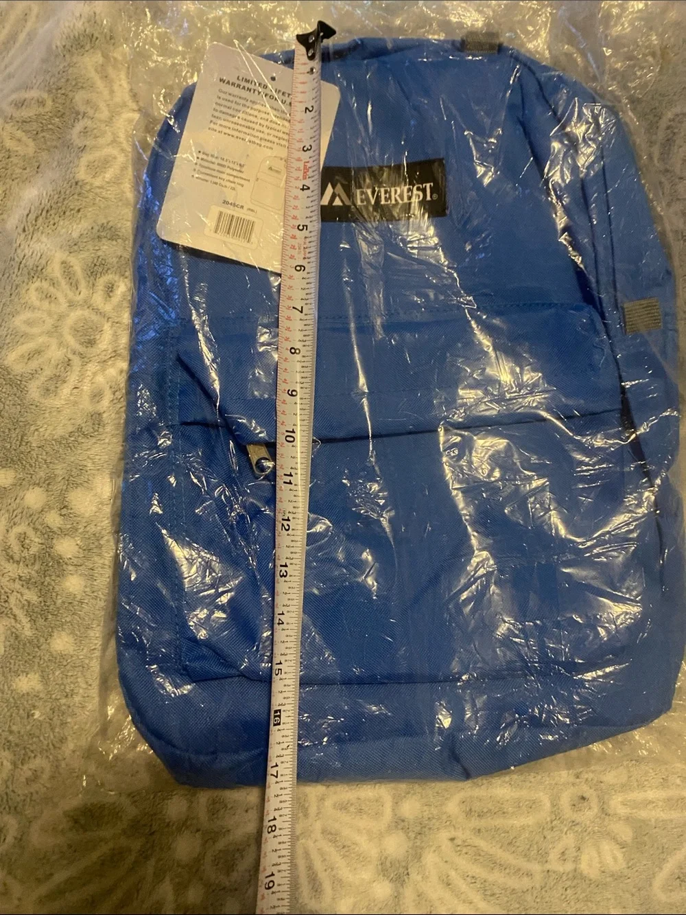 EVEREST Classic Blue Everyday Backpack for Men